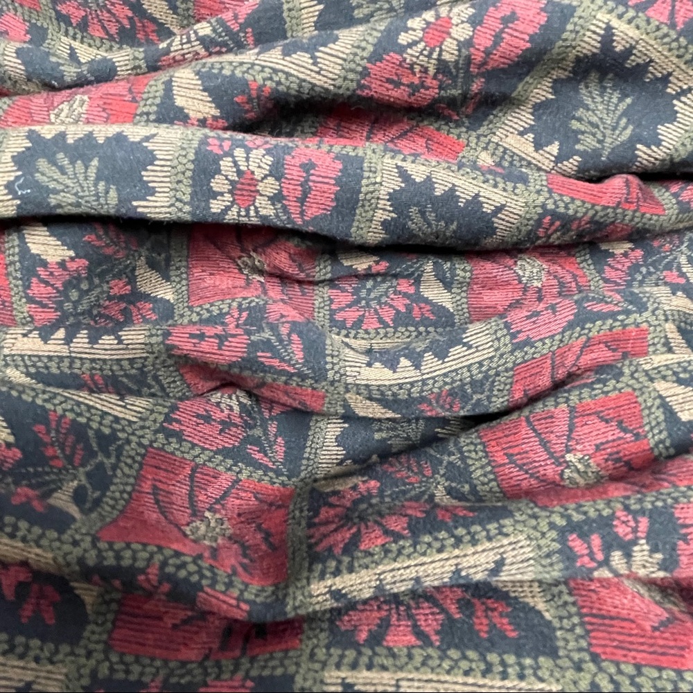 DONCASTER unique vintage boho pleated midi skirt - Picture 4 of 12